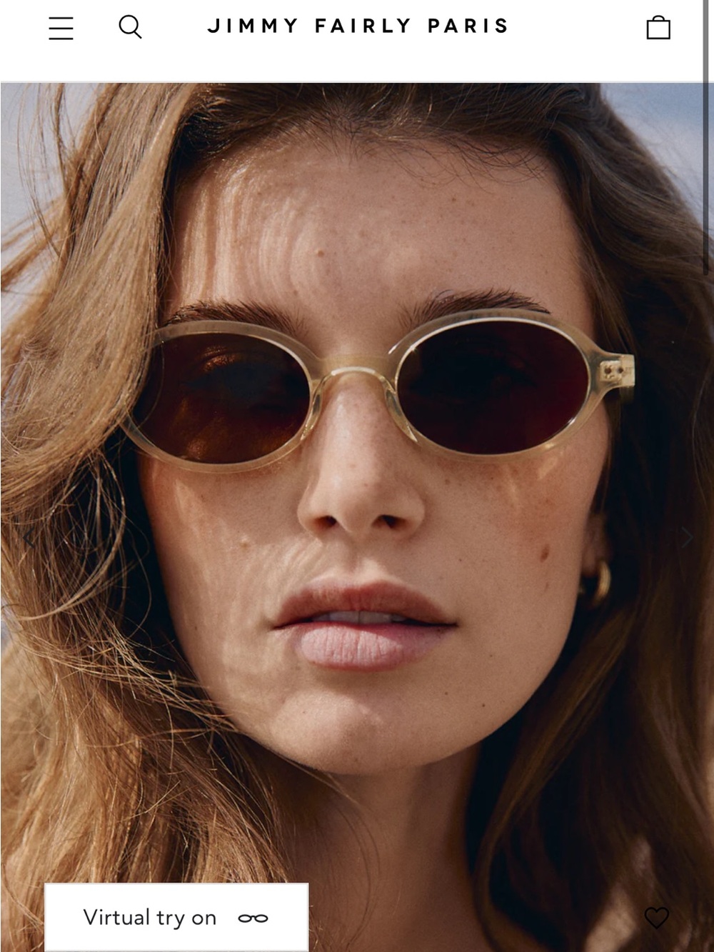 Jimmy Fairly Elvie Sunglasses with Yellow Frames